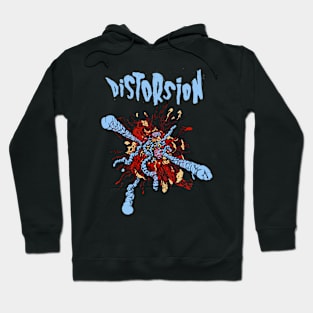 logo Distorsion Ventre Hoodie